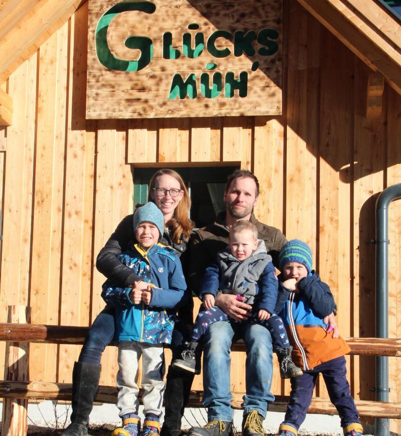 Gluecksmueh- Ferienhaus In Alleinlage Plus Bauernhoferlebnis Einach Exteriör bild